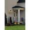 Z-Lite Broughton Outdoor Wall, 2-Light, 10.25 In.W x 11.25 In.L x 17.5 In.H, Black/Clear Beveled 521M-BK - alternate 7